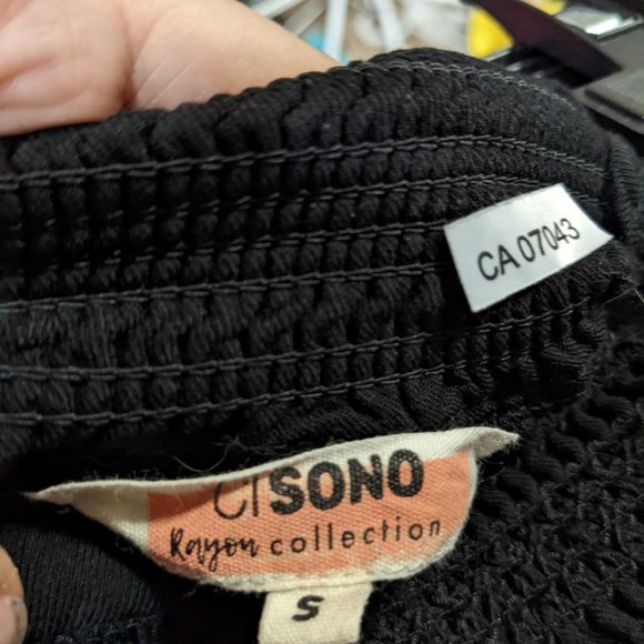 Ci Sono Unisex Size Small Baggy Thin Black Comfy Pants - Picture 3 of 4